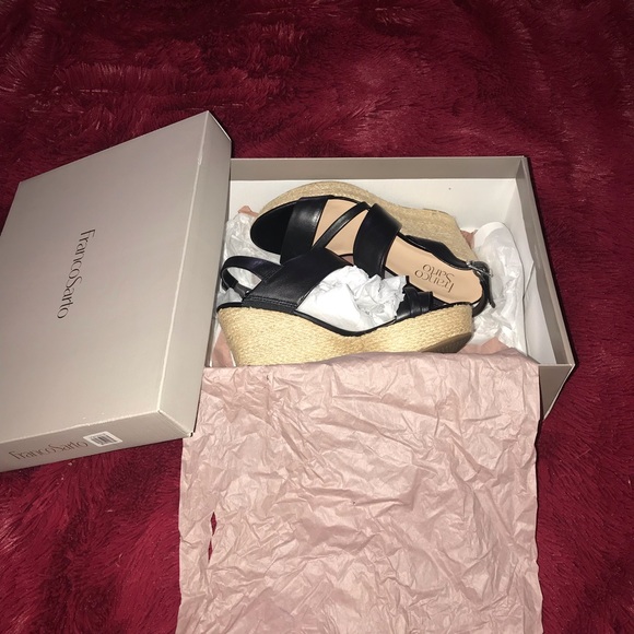 NEW FRANCO SARTO Sofia 2 Wedge Sandals - Picture 7 of 7